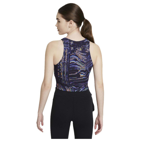 Nike Γυναικεία αμάνικη μπλούζα Crop Aop Sportswear
